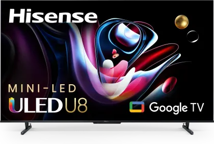 Hisense U8 65 inch Ultra HD 4K Smart Mini LED TV (65U8QG)