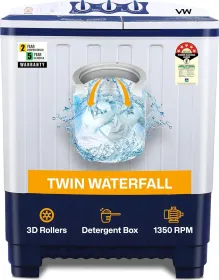 VW Pure Wash 7.5 kg Semi Automatic Washing Machine