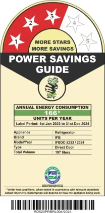 IFB IFBDC-2233 197 L 3 Star Single Door Refrigerator