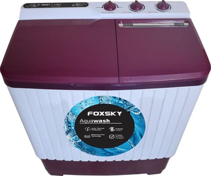 Foxsky Aqua Wash 7.5 kg Semi-Automatic Top Load Washing Machine