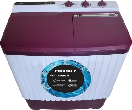 Foxsky Aqua Wash 7.5 kg Semi Automatic Top Load Washing Machine