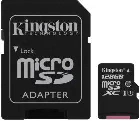 Kingston Canvas Select 128 GB Class 10 80 MB/s Memory Card