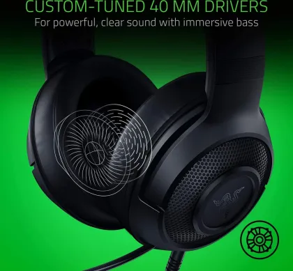 Razer Kraken X Lite Wired Gaming Headphones