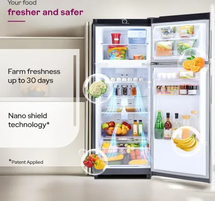 Godrej RT EONVALOR 280D RCIF 244 L 4 Star Double Door Refrigerator