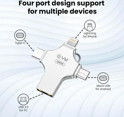 EVM Enstore 128 GB 4 in 1 OTG Flashdrive - image 4