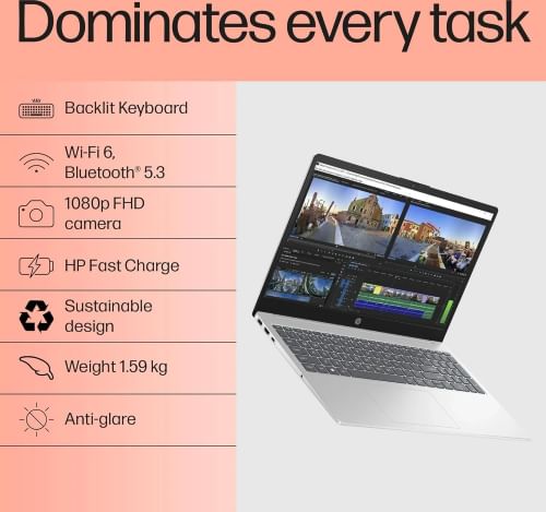 HP 250 G10 ‎BJ3R8AT Laptop (13th Gen Core i5/ 32GB/ 512GB SSD/ Win11)
