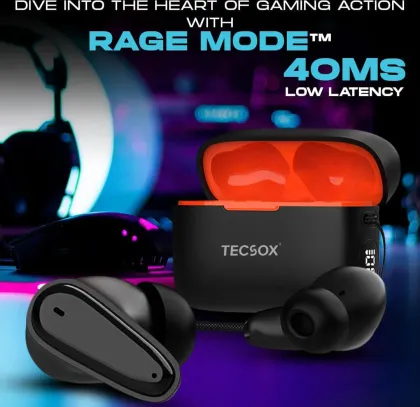 TecSox Dynamo True Wireless Earbuds