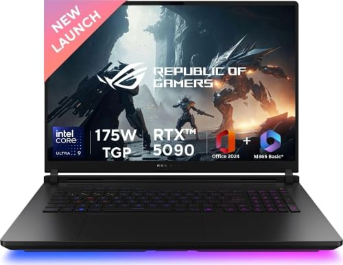 ASUS ROG Strix Scar 18 - Intel Core Ultra 9 - RTX 5090 24Go - 64Go RAM - 4To SSD - Écran Mini LED 240Hz - Gaming Ultime