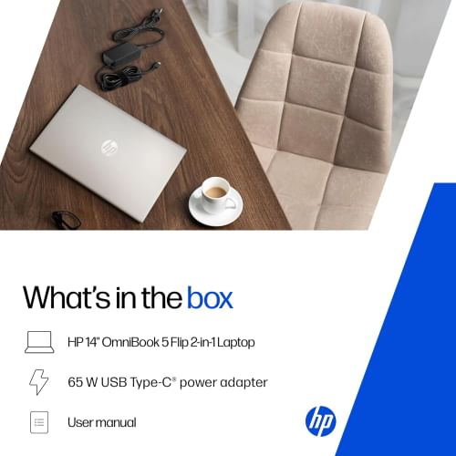 HP OmniBook 5 Flip 14-fp0690TU Laptop (Intel Core 7 150U/ 16GB/ 1TB SSD/ Win11)