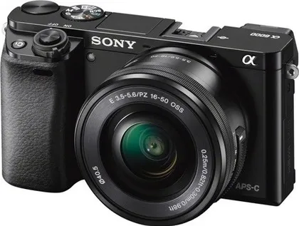 Sony Alpha ILCE-6000L 24.3 Mirrorless Camera (SELP 16-50 Lens)