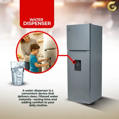 GPLUS GMF2700I 270 L 4 Star Double Door Refrigerator