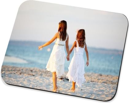 AMY Two Cute Dress Girls on The Beach Mousepad