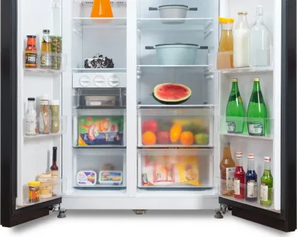 Kelvinator KRS-B600BKG 584 L Star Side by Side Refrigerator