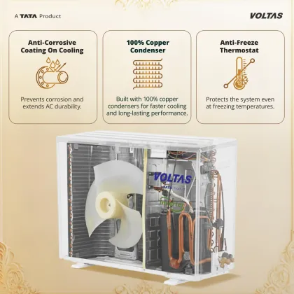 Voltas 183INV Venus Luxe 1.5 Ton 3 Star 2026 Inverter Split AC