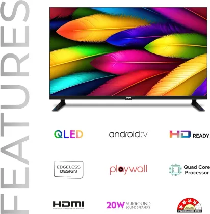 VW OptimaX Series 32 inch HD Ready Smart QLED TV (VW32AQ1)