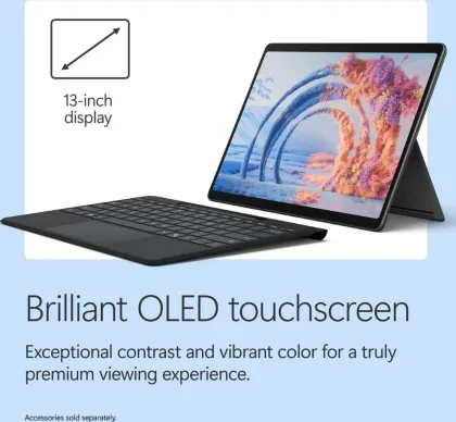 Microsoft Surface Pro 2026 13 inch EP2-65029 2 in 1 Laptop (Snapdragon X2 Elite/ 16GB/ 1TB SSD/ Win11)