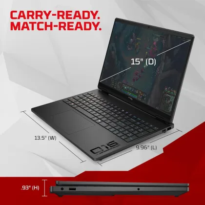 HP Hyper X Omen 15-gb0038AX Gaming Laptop (AMD Ryzen 7 260/ 24GB/ 1TB SSD/ Win11/ 8GB RTX 5050 Graph)