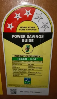 Godrej SFC 18STC3-WYP 1.5 Ton 3 Star 2025 Split AC