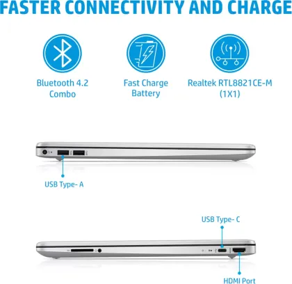 HP 15s-ey2000au Laptop (Ryzen 3 5300U/ 8GB/ 256GB SSD/ Win11 Home)