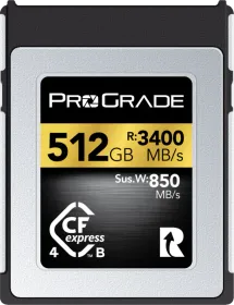 ProGrade Digital Gold 512GB CFexpress 4.0 Type B Memory Card