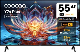 Coocaa Y74 Plus 55 inch Ultra HD 4K Smart LED TV (55Y74 Plus)