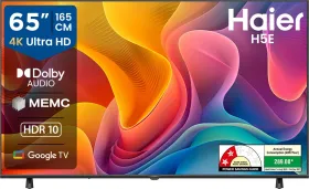 Haier H5E 65 inch Ultra HD 4K Smart LED TV (65H5E)