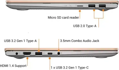 Asus VivoBook K413FA-EK338T Laptop (10th Gen Core i3/ 4GB/ 512GB SSD/ Win10 Home)