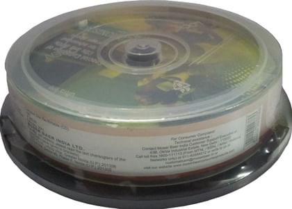 Moser Baer Pro CD-RW 10 Pack Normal Cake Box (Pack of 10)