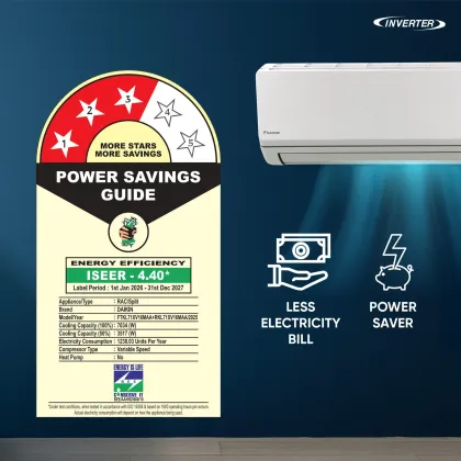 Daikin FTKL71XV16MAA 2 Ton 3 Star 2025 Inverter Split AC