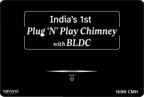 Beyond Appliances Cube BLDC Plug N Play 75cm Auto Clean Chimney
