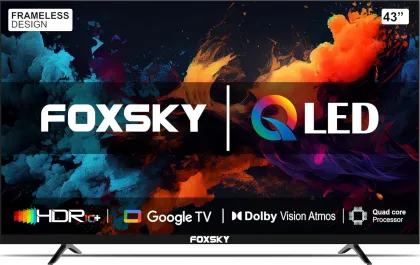 Foxsky FS43GATV 43 inch Full HD Smart QLED TV