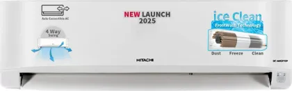 Hitachi 3400SXL RAS.D322PCBIBS 2 Ton 3 Star 2025 Inverter Split AC