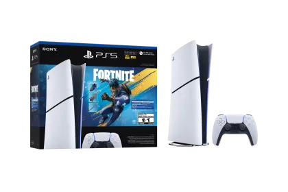 Sony PlayStation 5 Slim Digital Edition Gaming Console - Fortnite Flowering Chaos Bundle
