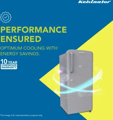 Kelvinator KRD-F200EBPHGS 187 L 2 Star Single Door Refrigerator