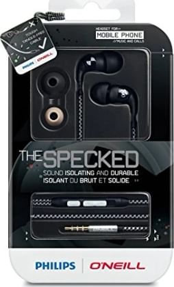 Philips O'Neill SHO9575 The Specked Wired Earphones