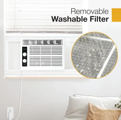 Whirlpool WHAW050EW 5000 BTU 115V Window AC