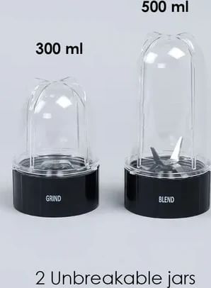 Wonderchef Nutri-Blend 400W Mixer Grinder (2 Jars)