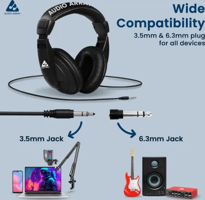 Audio Array AH-45 Studio Monitoring Wired Headphones