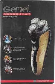 Gemei Rechargeable GM-6600 Shaver For Men