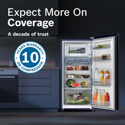 Bosch CST18B23NI 187 L 3 Star Single Door Refrigerator