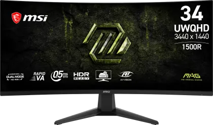 MSI MAG 346CQDF E20 34 inch UWQHD Curved Monitor