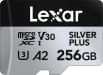 Lexar Silver Plus 256GB Micro SDXC UHS-I Memory Card