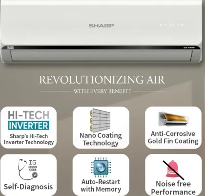 Sharp AH-SI19V3B-SC 1.5 Ton 3 Star 2025 Inverter Split AC