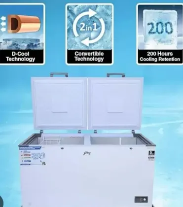 Godrej 325D-EPenta-HCN 325 L Double Door Deep Freezer