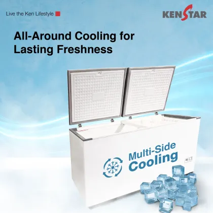 Kenstar 400VCF4DDKS26W 429 L Double Door Deep Freezer