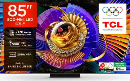 TCL C7L 85 inch Ultra HD 4K Smart SQD-Mini LED TV (85C7L)