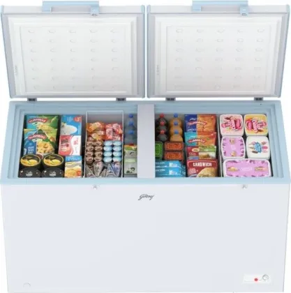 Godrej DH ESNCH 430D 2HCLP RW 384 L Double Door Deep Freezer
