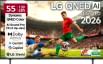 LG evo AI QNED65 55 inch Ultra HD 4K Smart Mini LED TV (55QNED65BLA)
