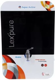 Aqua Active iPureBlack Alkalin 15 L RO + UV + UF + TDS Water Purifier