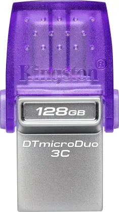 Kingston DataTraveler MicroDuo 3C 128GB USB 3.2 Gen 1 Flash Drive - image 2